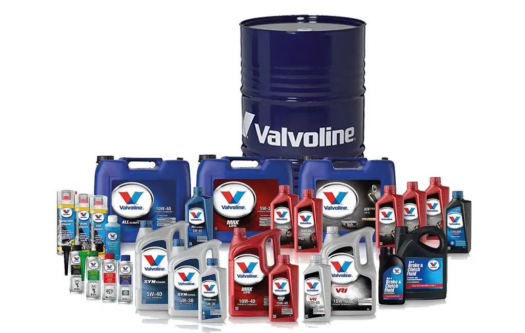 Blogikirjoitus 'Valvoline voiteluaineet, kemikaalit, lisäaineet ja rasvat valikoimaamme' cover image.webp